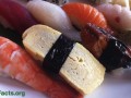 platter of a variety of sushi