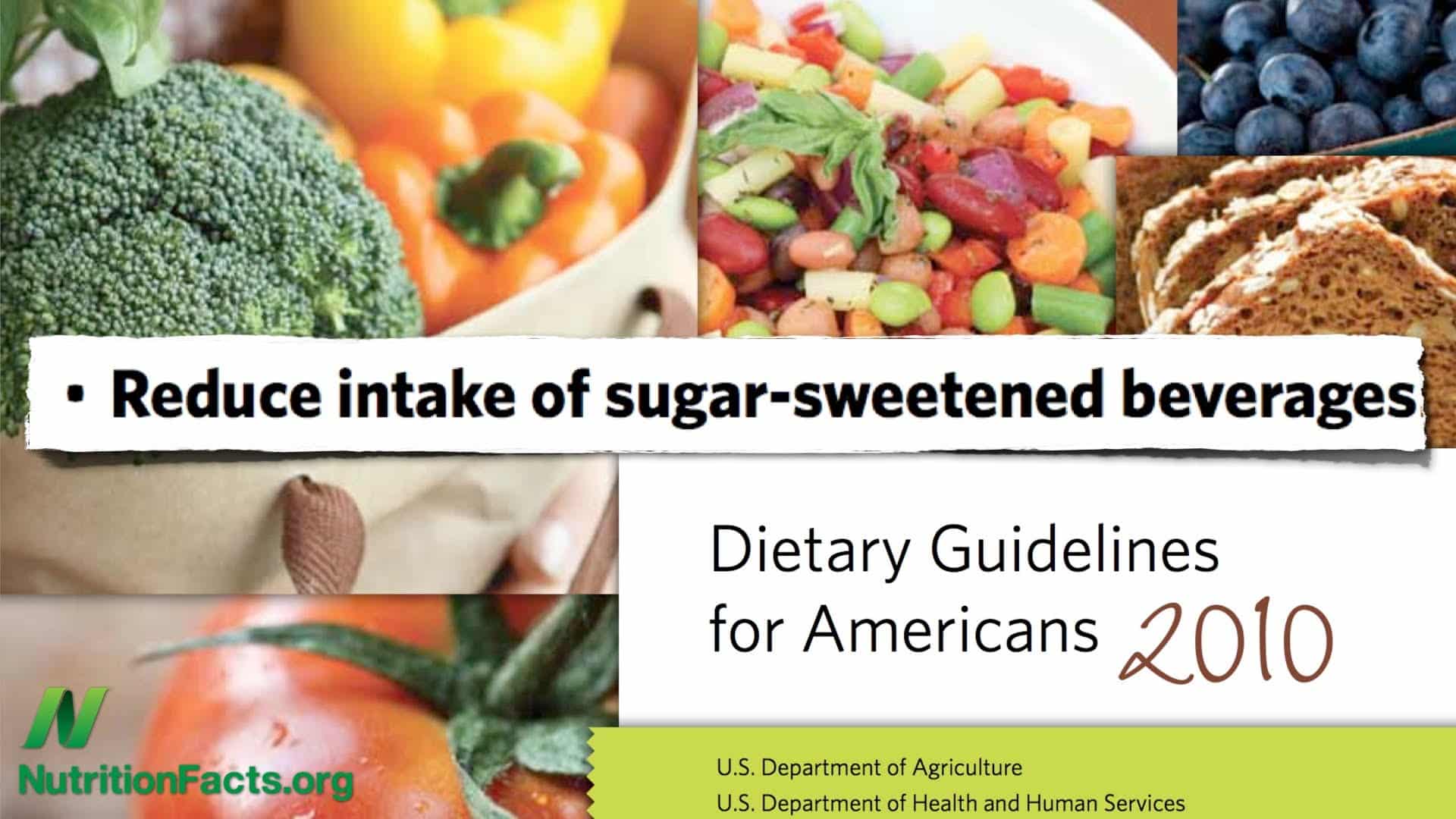 Dietary Guidelines- Just Say No