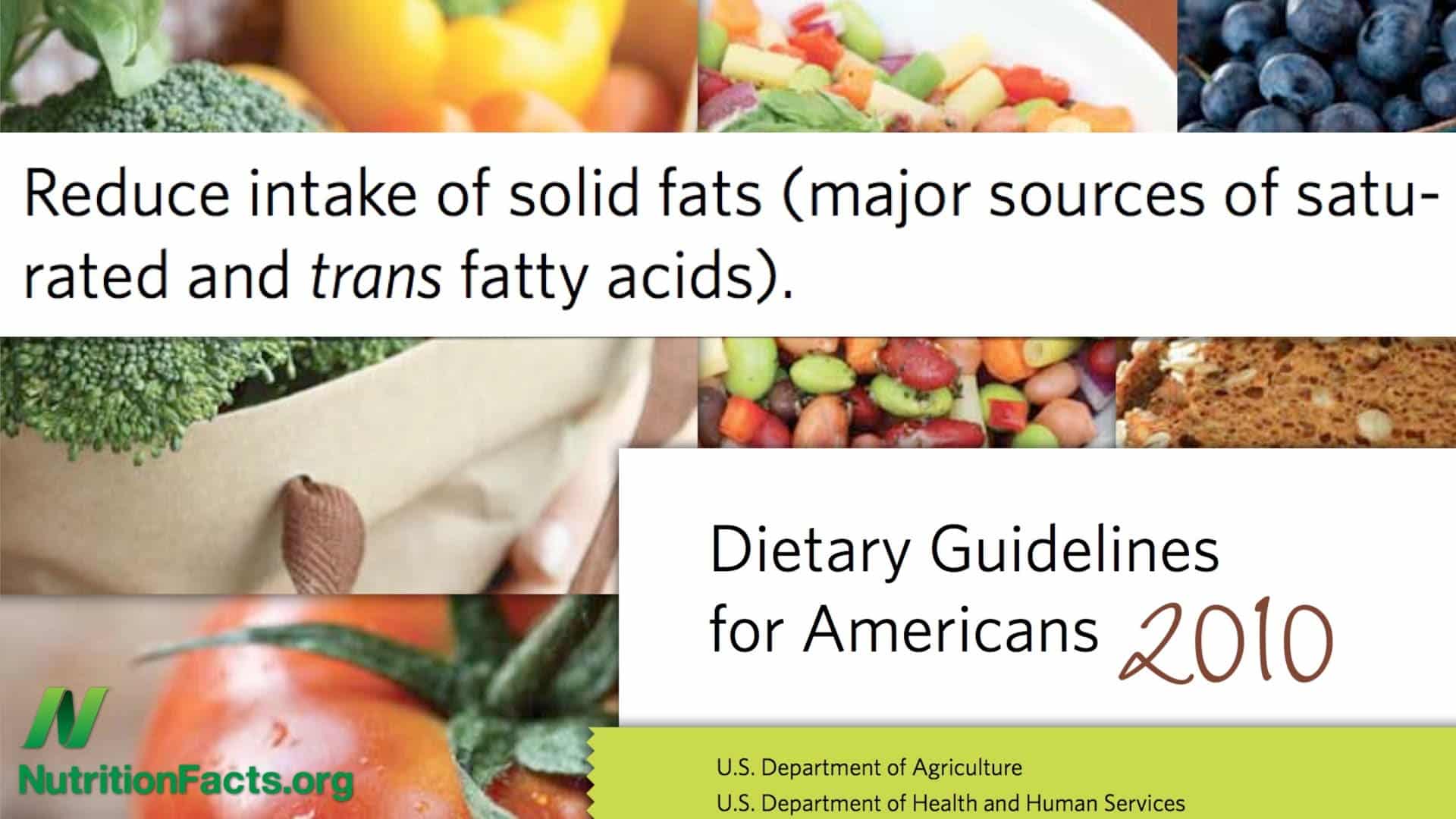 Dietary Guidelines- USDA conflicts of interest