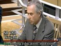 California State Senator at a hearing