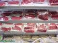 shelves of packaged meat