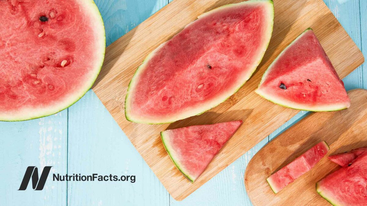big slices of watermelon