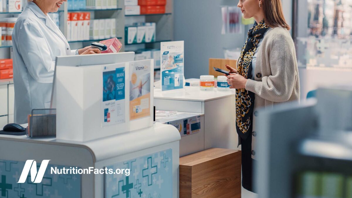 pharmacist and shopper