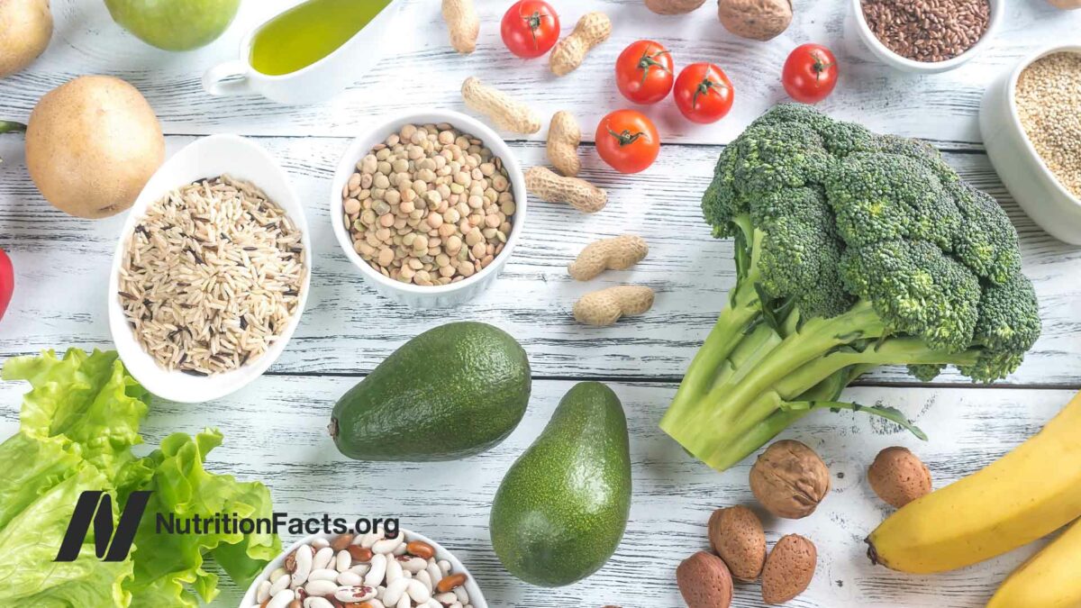assorted plant-based foods