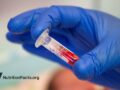 small vial of blood
