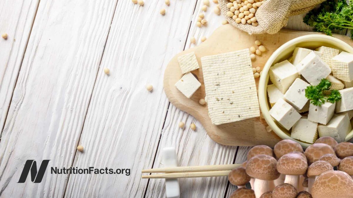 tofu and soy beans