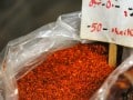 bag full of saffron threads
