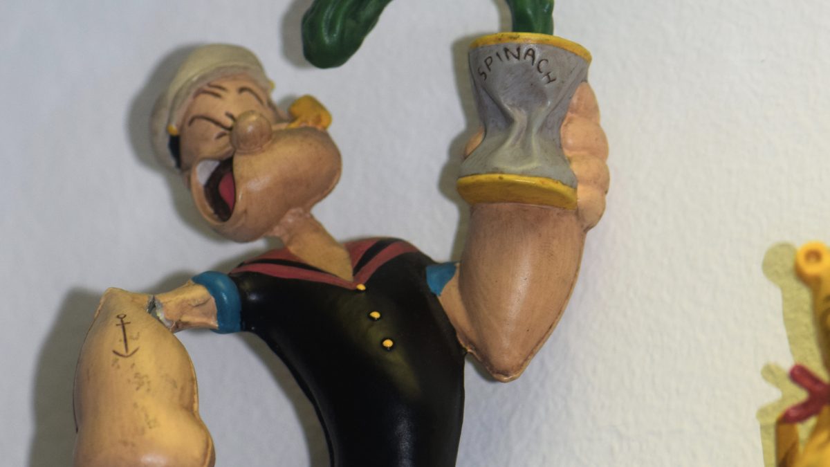 popeye figurine