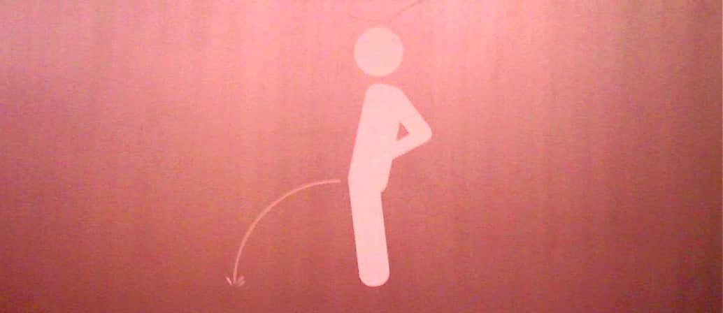 men's toilet sign figure