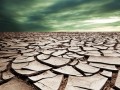 land cracked from drought