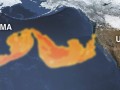illustration of radiation in the pacific ocean