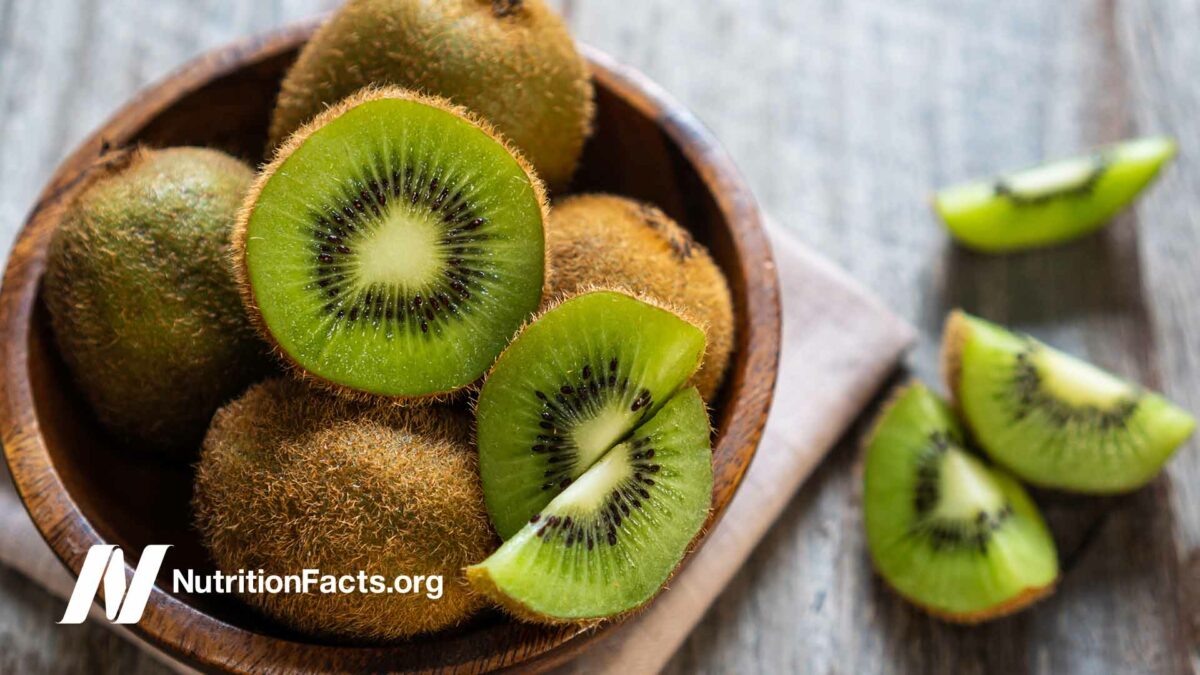 bowl of cut kiwis