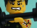 lego figurine lifting a weight