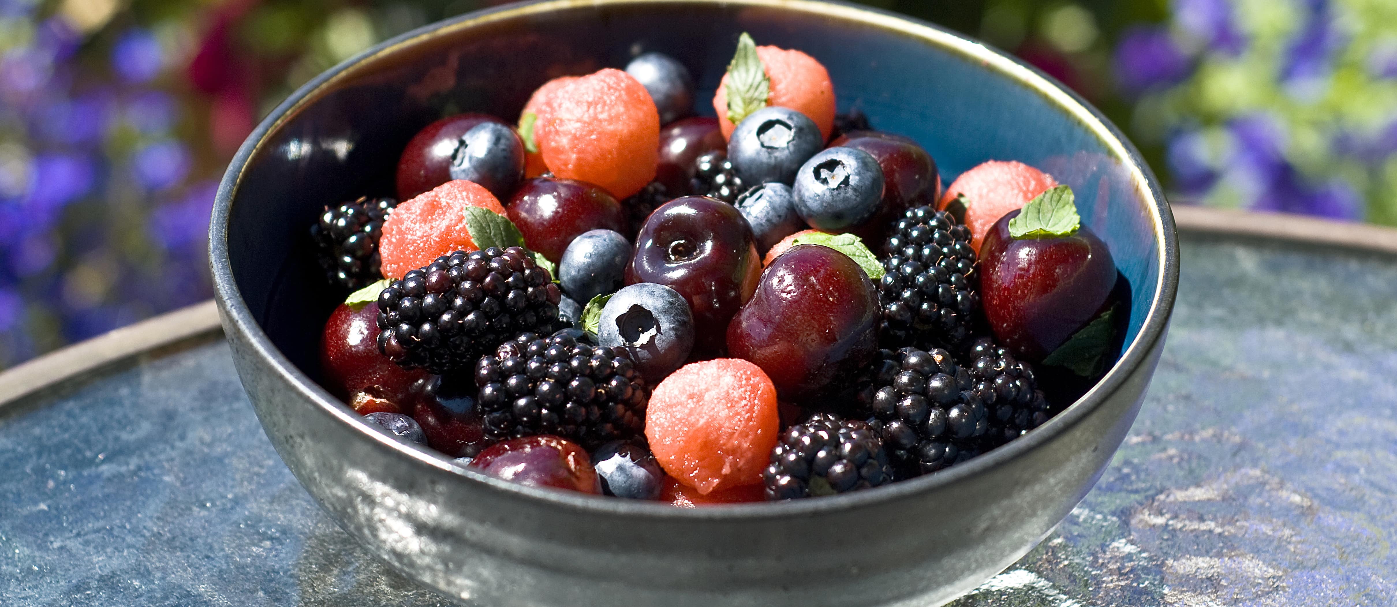 bowl of various berries