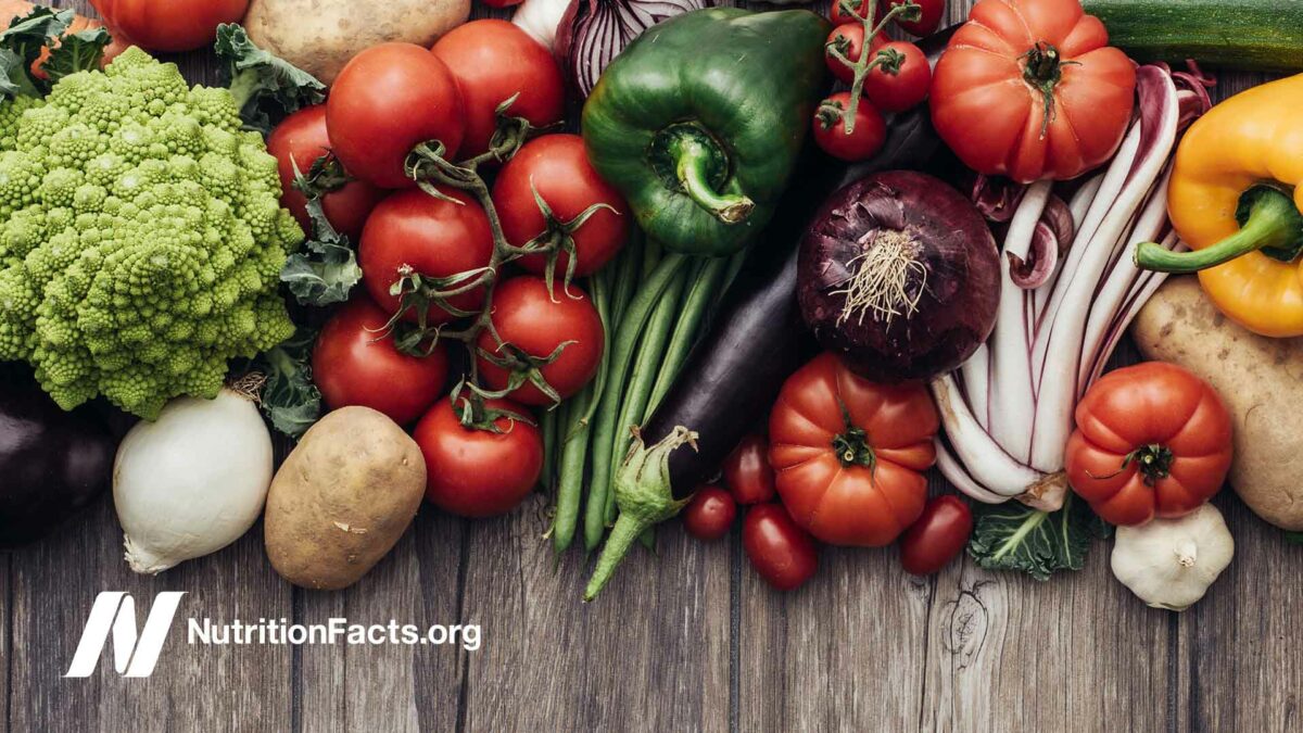 variety of produce