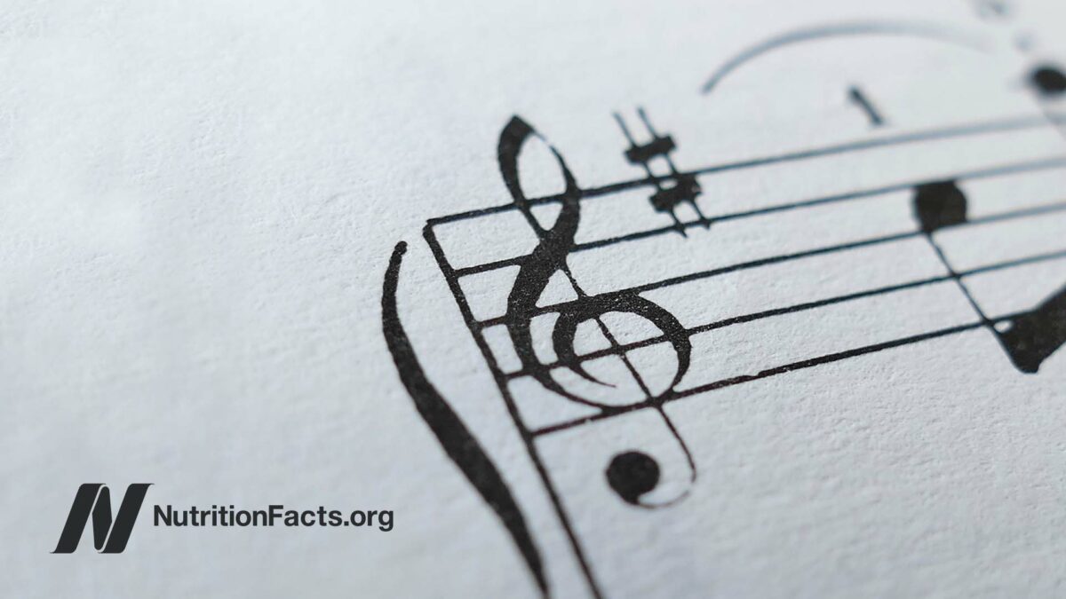 close-up of sheet music
