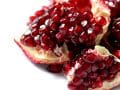 pomegranate broken open