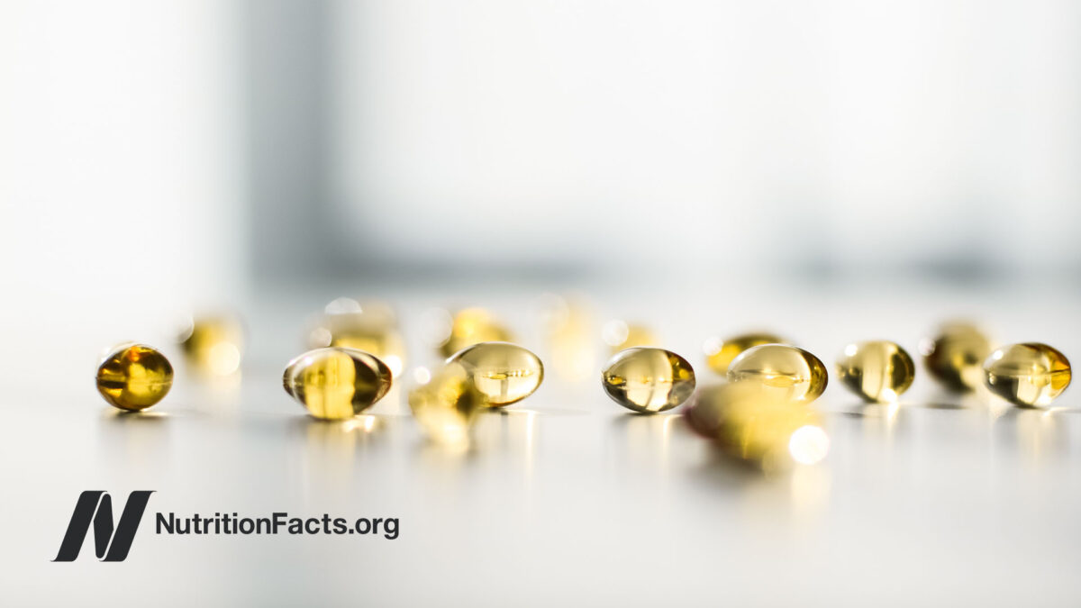 vitamins on a table