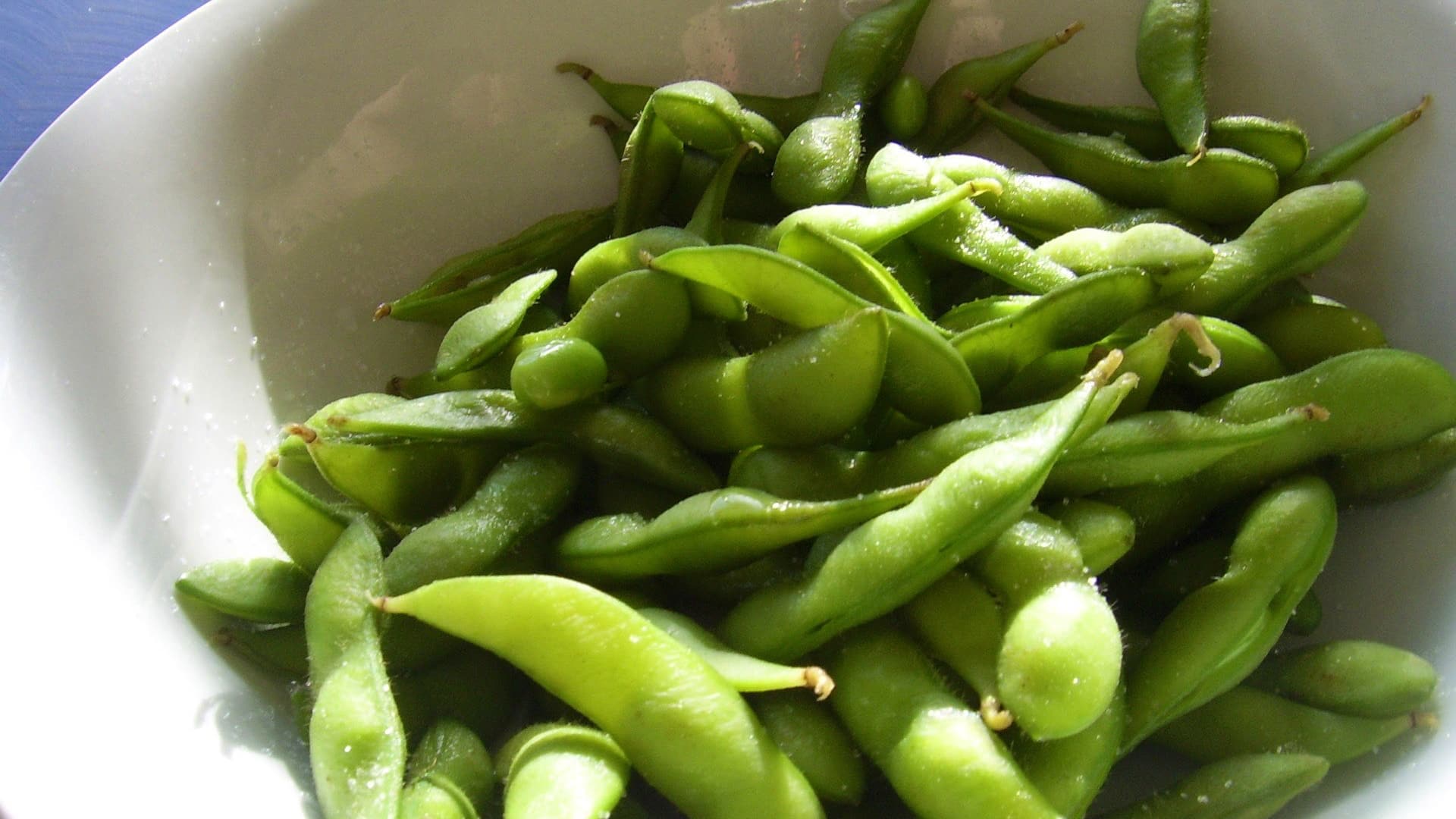 bowl of edamame