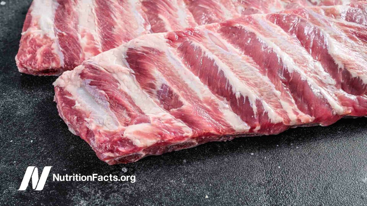 raw meat on table