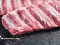 raw meat on table