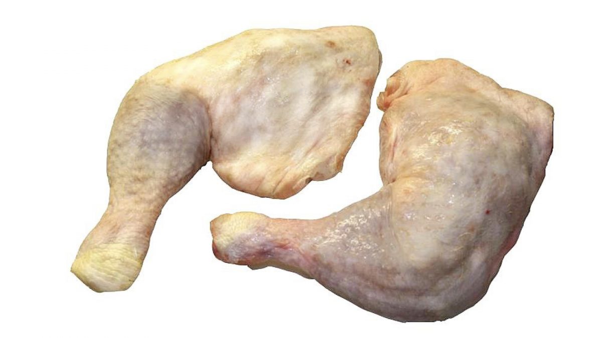 raw chicken pieces