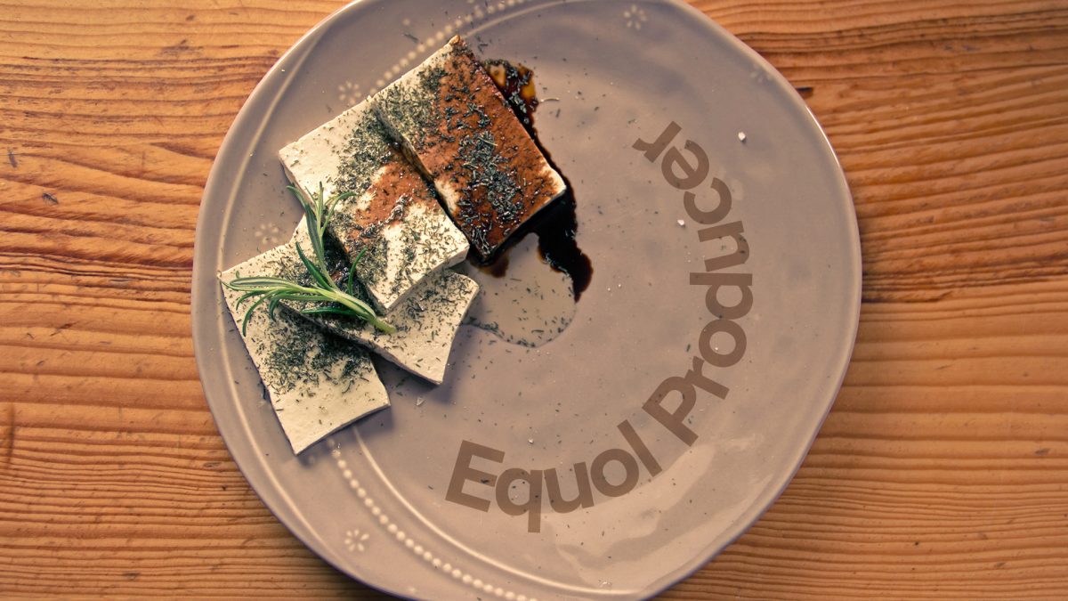 plate of tofu