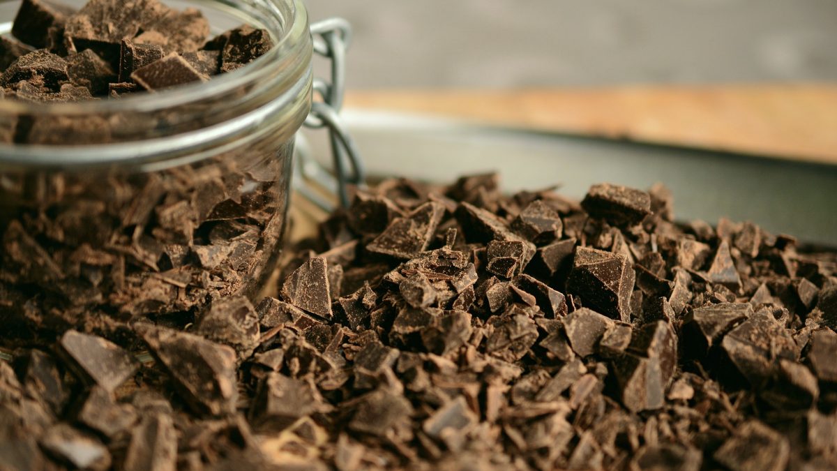 chocolate pieces