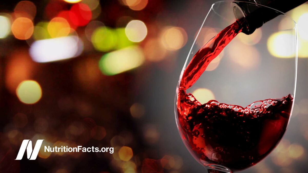 glass of red wine