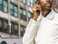 man on cell phone