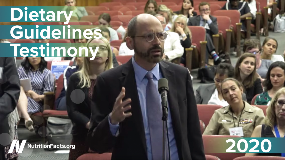 2020 Dietary Guidelines Hearing