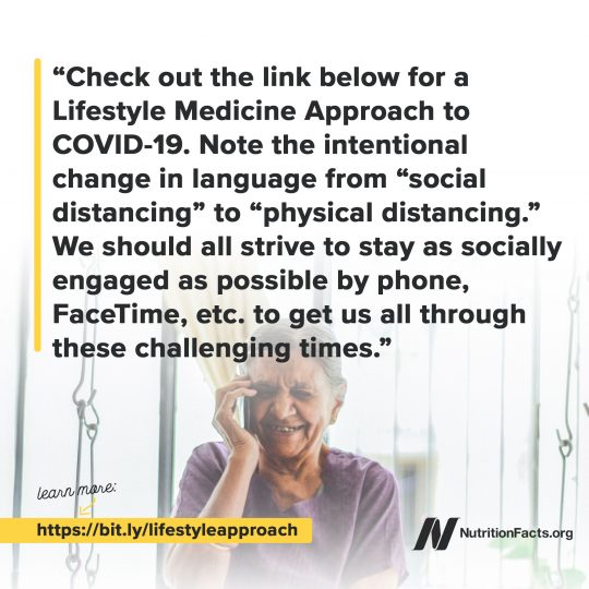 Lifestyle Medicine Approach to COVID-19 Lifestyle Medicine Approach to COVID-19