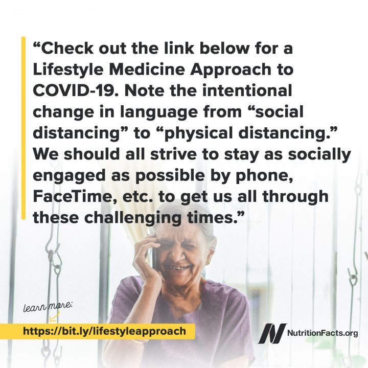 Lifestyle Medicine Approach to COVID-19 Lifestyle Medicine Approach to COVID-19