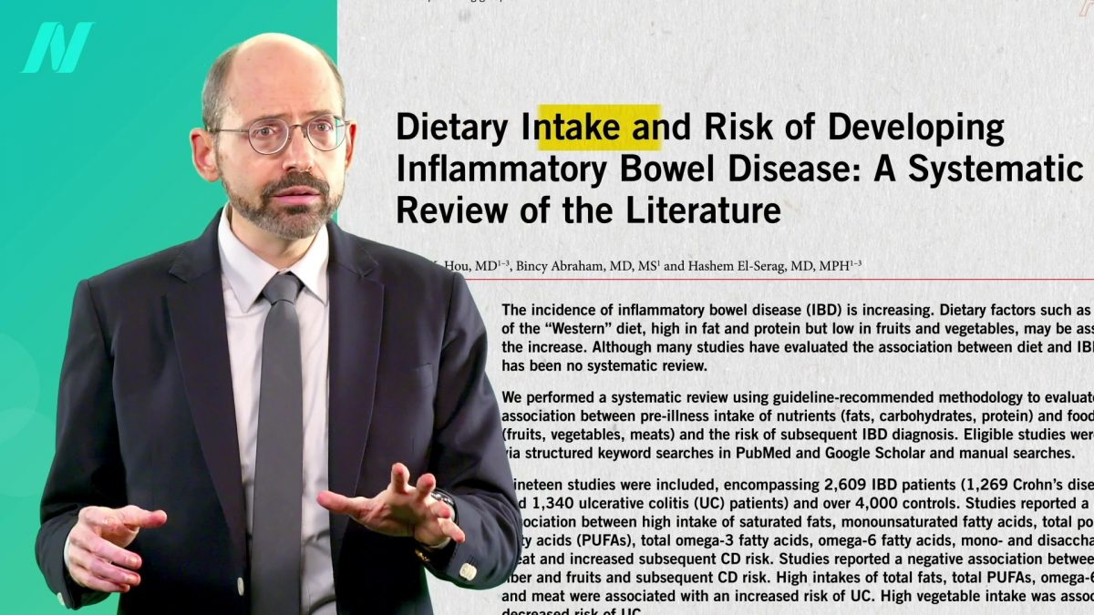 Preventing Inflammatory Bowel Disease with Diet