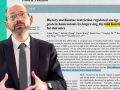 Dr. Greger in front of a snippet from a study on thyroid function