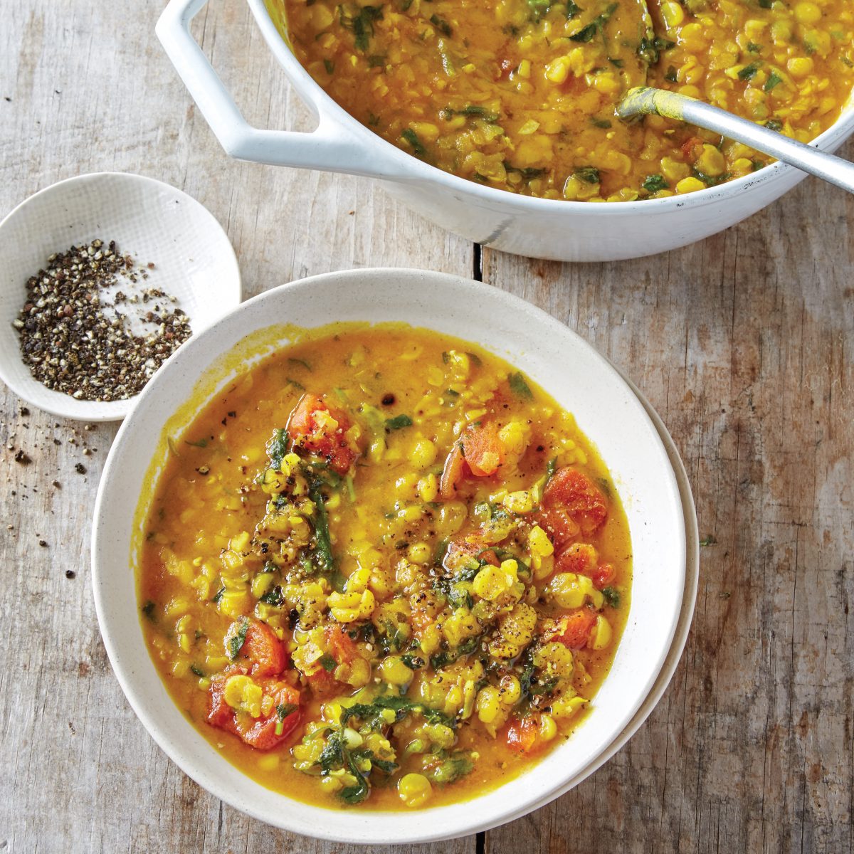 Gelbe Spalterbsen-Dal mit Brunnenkresse | NutritionFacts.org