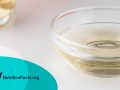 Translucent cooking oil in a glass ingredient bowl