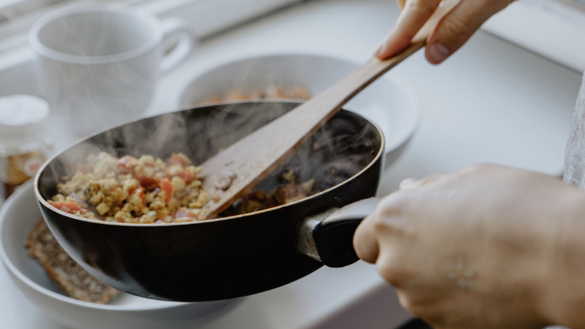 Pan of food