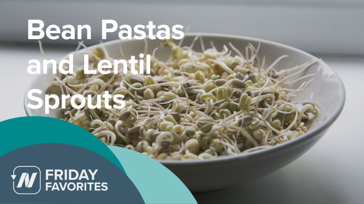 bowl of sprouted lentils