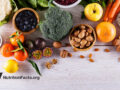 Selection of fruits, vegetables, and nuts
