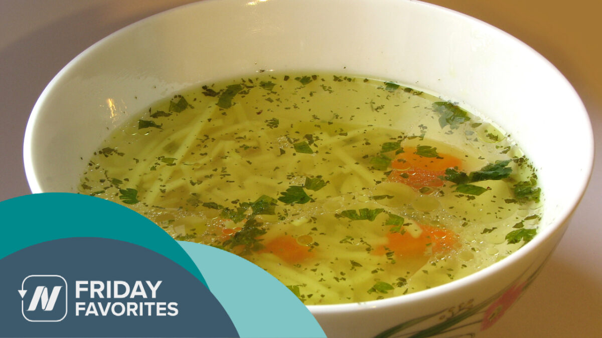 bowl of chicken soup