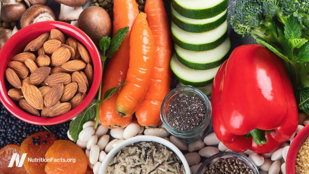 Mezcla de alimentos vegetal integrales