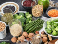 Assortment of legumes and greens
