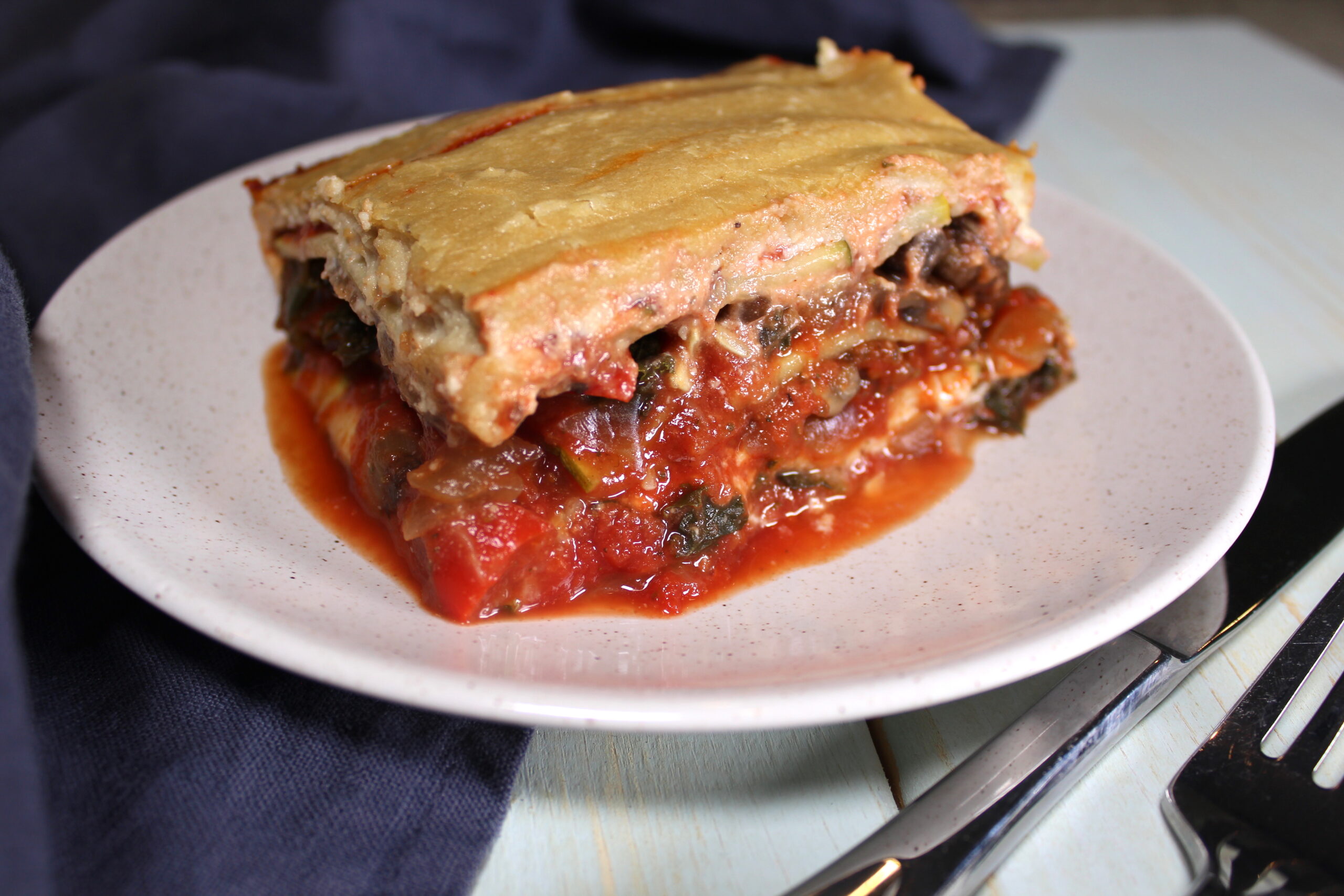 slice of lasagna