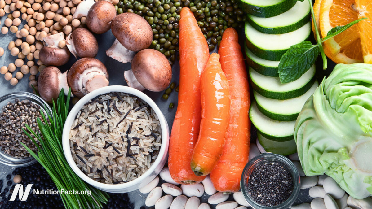 Collection of whole foods
