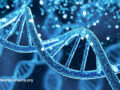 Computer illustration of genes
