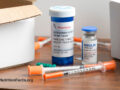 Different pharmaceuticals just unpacked from a box