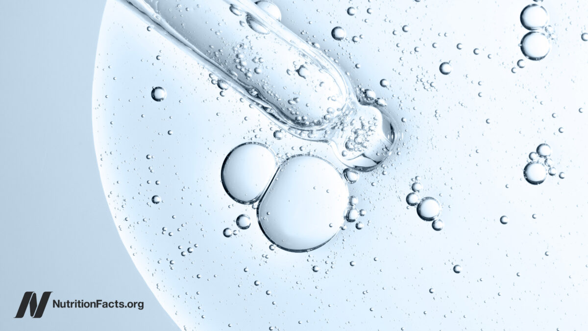 Close up of a petri dish with cells