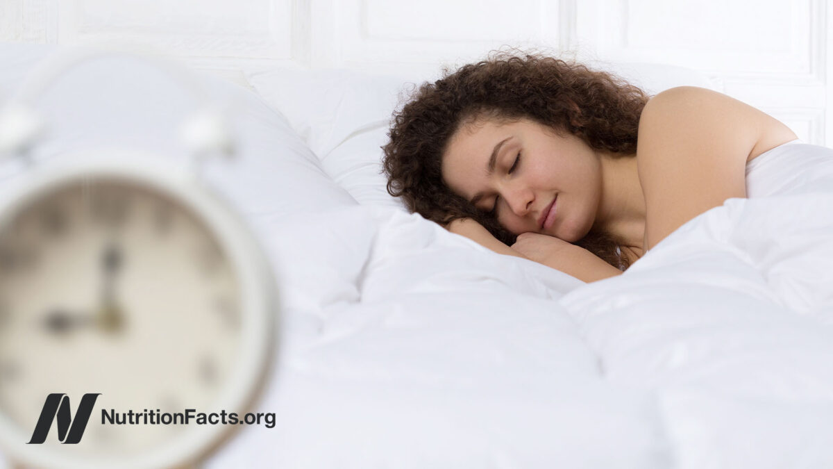 woman sleeping on her side