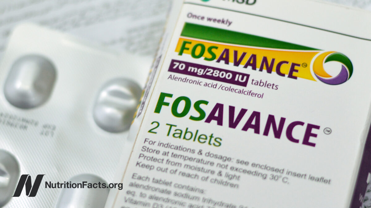 Osteoporosis drugs in a package